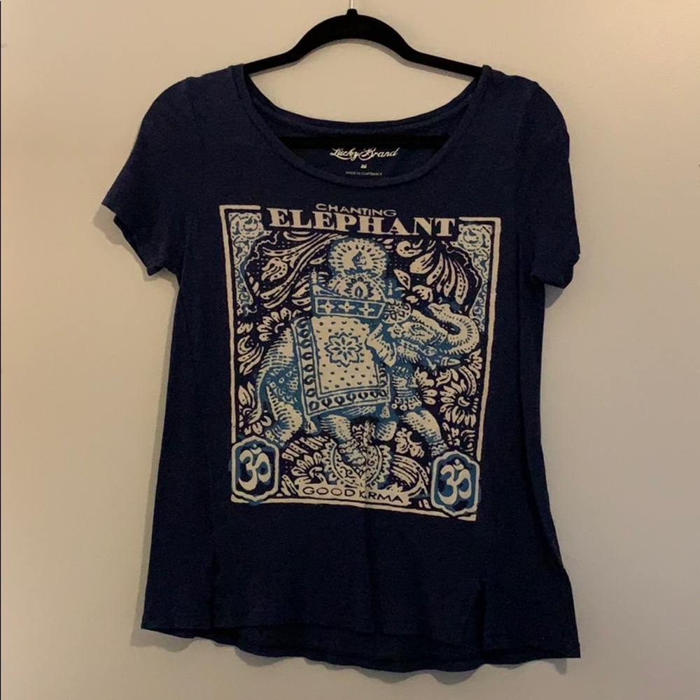 blue elephant shirt